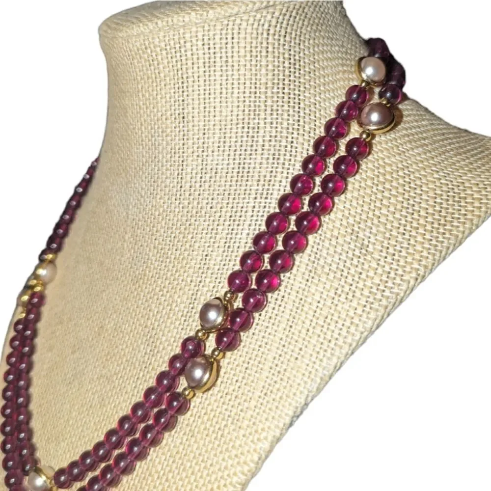 ‎Vintage 80s Avon beaded necklace - Picture 3 of 6